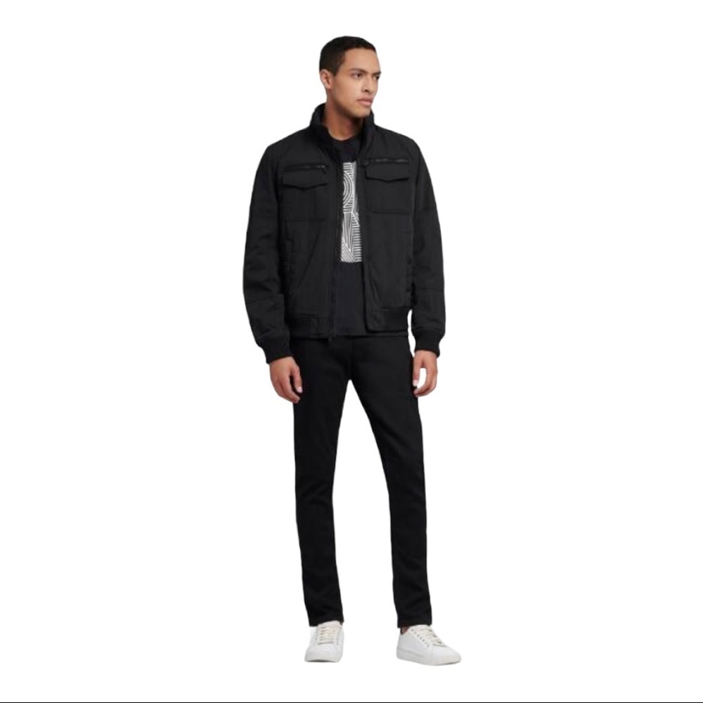 Dkny Mens Black Performance Jacket Size XL
